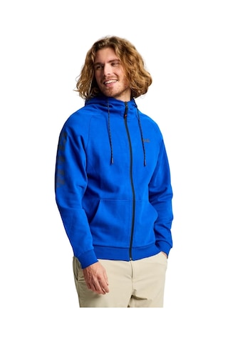Slam Slam Logo Fz Hoodie Erkek Mavi Sweatshirt W11 Mavi