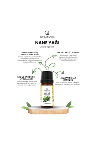 Saldives Nane Yağı 10 ML