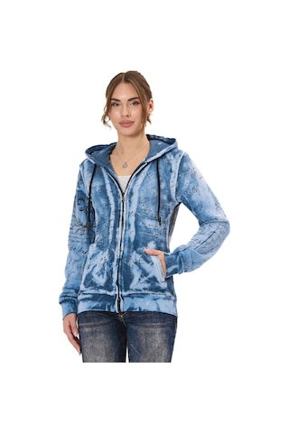 Cipo & Baxx Wl379 Kadın Hoodie Sweatjacket Cipo&baxx Şık, Rahat Ve Modern Tasarım Blue