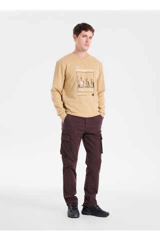 National Geographic Vizon Erke Sweatshirt N6wm-swt4076 Camel