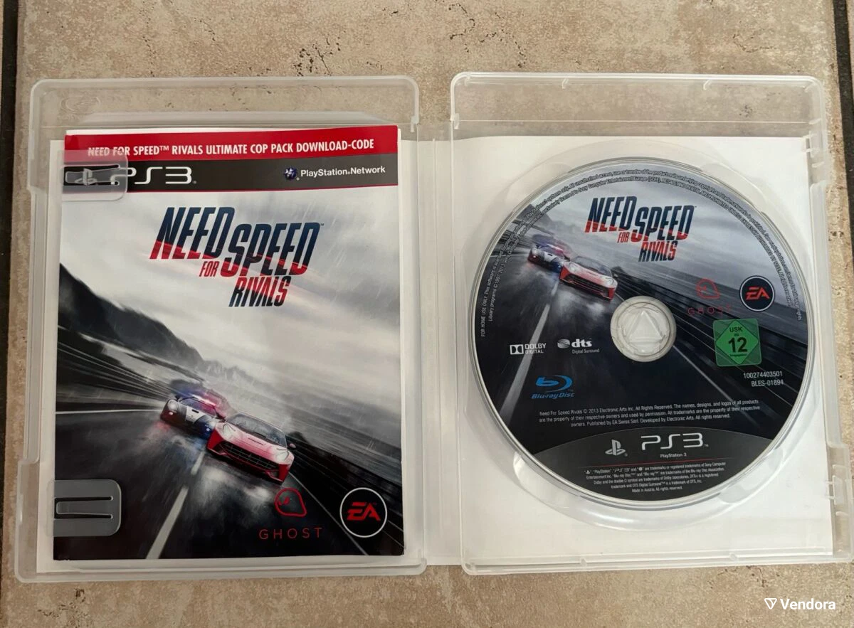 Need For Speed: Rivals Ps3 Playstation 3 Cd Oyun Teşhir