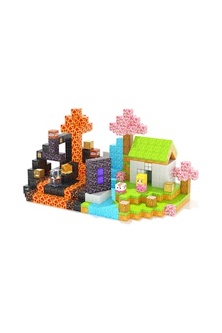 Minecraft Manyetik Küp Blok Yapı Taşı 100 Parça