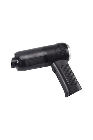 Didadodo Araba Ev Mini Kablosuz Usb Şarjlı Tam Otomatik Elektrikli Süpürge Siyah Metalik