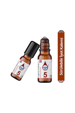 Dolar Kimya Lugol İyot Çözeltisi %5 50 Ml Roll-on Şişe Lügol Pharma Grade Lugols Iodine