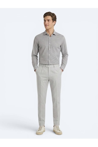 Kip Taş Kumaş Relaxed Fit Casual Pamuk Karışımlı Pantolon