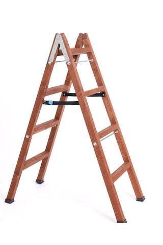 5 Basamaklı A Tipi Ahşap Merdiven 5+5