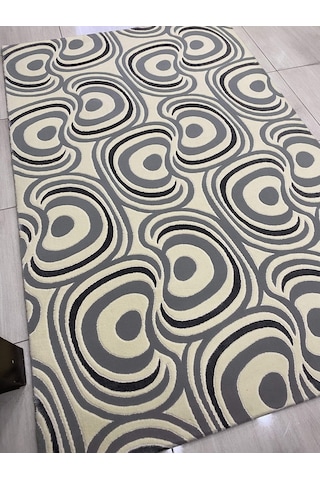 Saray Halı Vizyon 11338 Ws 200X300 Gri Krem 6 M2 Sık Halı !