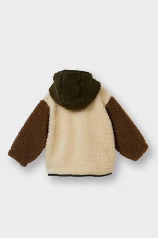 Defacto Erkek Bebek Kapüşonlu Pelüş Hırka F7586a525wnbg286 Bej