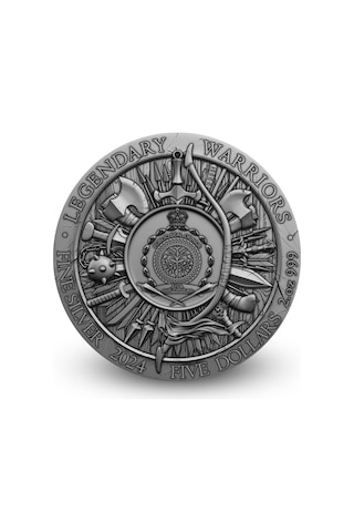 Agakulche Cengiz Han Altın Kaplama Gümüş Sikke Coin