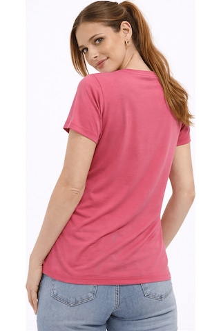 Fashion Friends V Yaka Kadın Bluz 26y0144k1 Fuşya