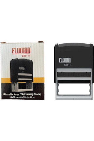 5  Adet kaşe eko-11 otomatik kaşe/self-inking stamp (14x38mm)