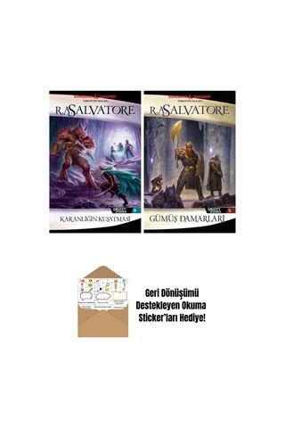 Karanlığın Kuşatması Drizzt Efsanesi 9. Kitap + Gümüş Damarları Drizzt Efsanesi 5. Kitap