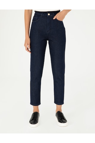 Pierre Cardin Kadın Koyu İndigo Jean Pantolon 50293347-vr089 Koyu İndigo