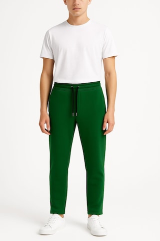 Erkek Düz Paça 3 İplik Şardonlu Rahat Kesim Premium Kumaş Eşofman Altı Zümrüt