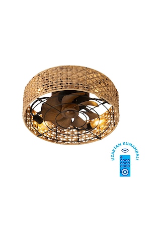 Kendal Hasır Tavan Vanti 15w 20"hasır Tavan Vantilatör -açık Kahverengi