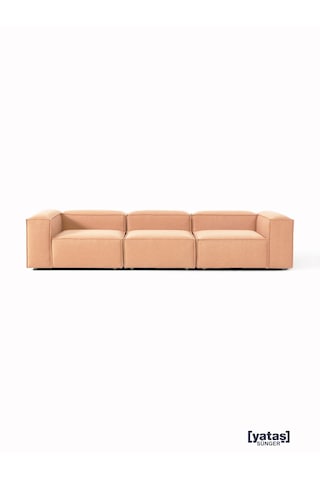 Most Mollis 3 Modül Kanepe Koltuk Kiremit Keten Kumaş Yataş Sün