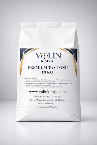 Ultra Dayanıklı Kar Beyaz Taş Tozu 5 Kg Beyaz