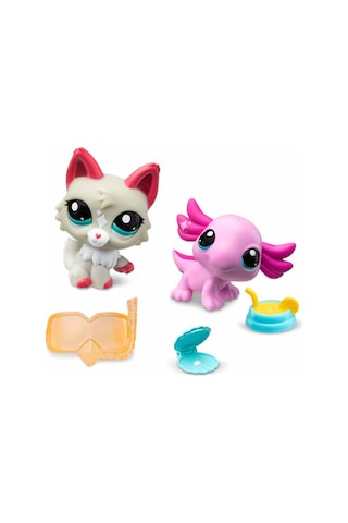 Littlest Pet Shop Minişler 2 Li Figür Seti S1 S00005264 Aksolotl Ve Kedi