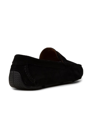 Deery Erkek Hakiki Süet Siyah Penny Loafer - E0920msyhc02