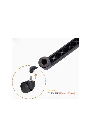 Poligonofis Ofis Koltuğu Plastik Yıldız Ayak Büro Koltuğu Plastik Konik Ayak