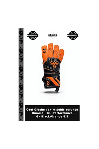 Grey Cat Özel Üretim Takım Şehir Turuncu Hummel Hml Performance Gk Black-orange 8.5 Siyah - Turuncu