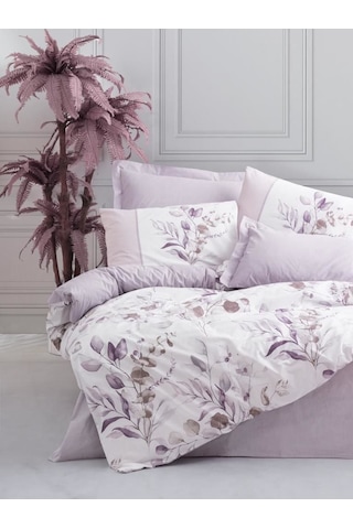 Cotton Box Çift Kişilik Nevresim Takımı Nadia Lila Çok Renkli