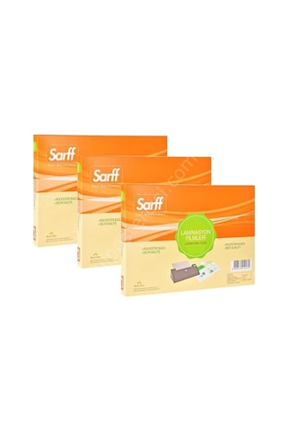 Teknomeda-Sarff 250 Micron Mat A3 426X303 Laminasyon Filmi Şeffaf 50 Adet