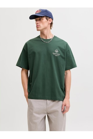Jack & Jones Niagara Erkek Yeşil Tişört 12293422-scm