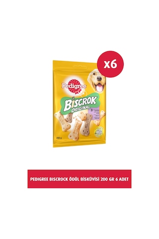 Pedigree Biscrok Original Köpek Ödül Bisküvisi 6 x 200 G
