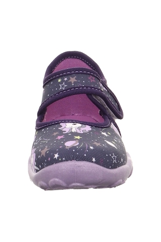 Superfit Bonny Kız Çocuk Ev Kreş Ayakkabısı Unicorn Desenli - Lacivert Mor 800283-8570 Lacivert - Mor