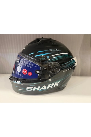 Kask Shark Skwal İ3 Lıght-blur Siyah/mavi/yeşil Siyah Mavi Yeşil