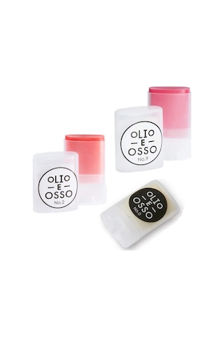 Olio E Osso Clear + French Melon + Spring ﻿Dudak Nemlendirici Multi Stick 3'lü