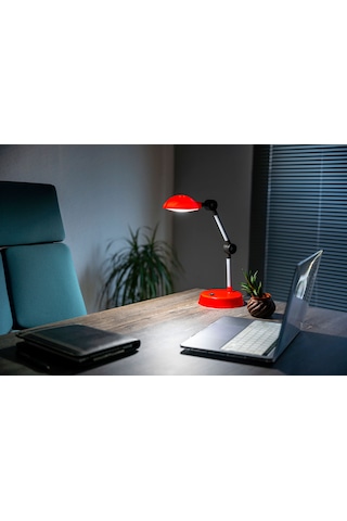 Okmino Led'li Akrobat Masa Lambası Kırmızı