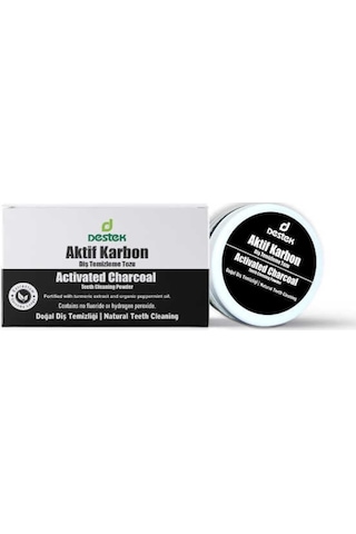 Destek Aktif Karbon Diş Temizleme Tozu 30 G