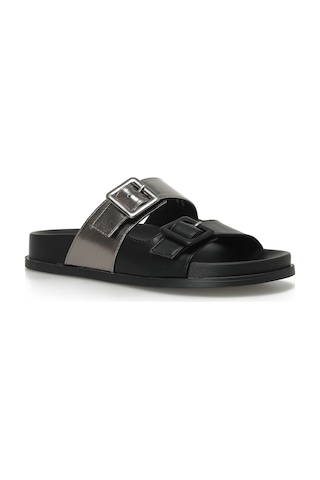 Nine West Mıstral 4fx Siyah Kadın Düz Terlik 000000000101484672 Siyah