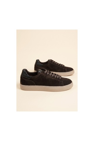 Bafaş Ayakkabı 032819 Kahverengi Hakiki Dana Derisi Süet Erkek Sneaker