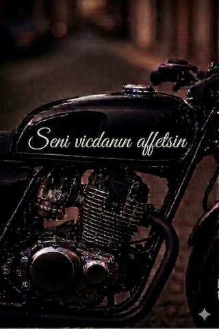 Motorsiklet Depo Yazı Sticker 6 30x3