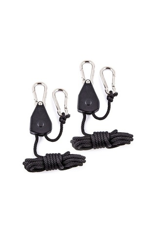 Supermarket1 4'lü Metal Makaralı Kamp Halatı - 75kg, Yüksek Kapasiteli Çadır İpi Diğer