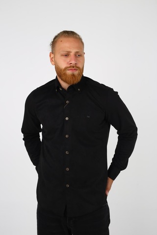 Brango 13241 Erkek Spor Gömlek Siyah