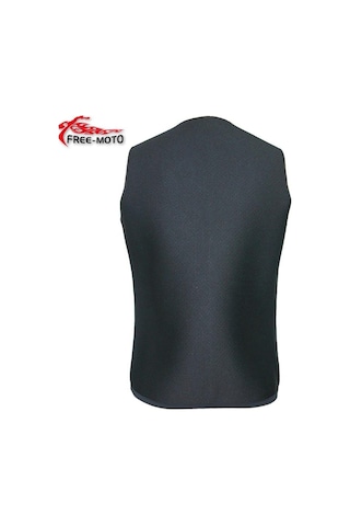 Free-Moto Motorsikletçi Sıfır Yaka Neopren Yelek