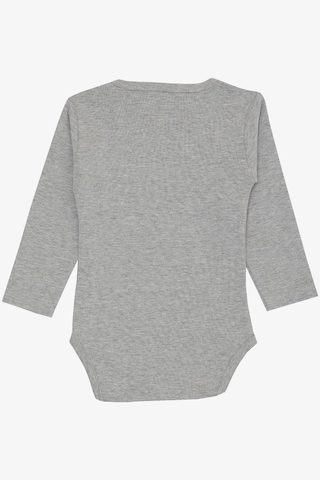 Breeze Erkek Bebek Çıtçıtlı Zıbın Body Araba Baskılı 9 Ay-3 Yaş, Gri Melanj Gri Melanj