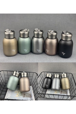 Konesam 304 Çelik Paslanmaz Vakumlu Isı Saklama Bardak, 300ml Hafif Taşınabilir, Kadınlar İçin Mat Sürat, Güneş Altı Su İçimi, Silver