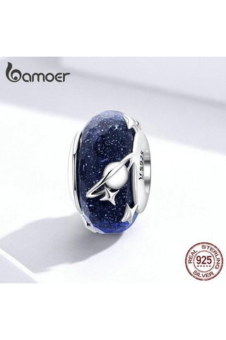 Bamoer Otantik 925 Ayar Gümüş Kolye Benzersiz Yıldızlararası Kolye Yeni Takı Kadınlar Için Gümüş