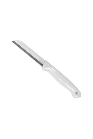 Solingen Tırtıklı Meyve ve Sebze Bıçağı 6 Adet Beyaz Simli