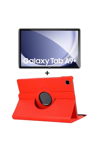 Samsung Galaxy Tab A11+ Plus/a9+ 11-ınch 2025/2023 Uyumlu 360 Dönen Standlı Kılıf Dönerli Kılıf