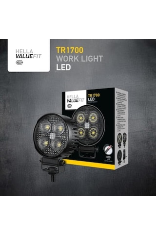 Hella Led-çalışma Farı Tr1700-24/12v - 1700lm - Vidalanmış/ - Hareketli Barı - Yakın Alan Aydınlatması - Kablo Uzunluğu: 800mm - Soket Modeli: Açık Kablo Uçları Led Work L 1g0 357 111-002
