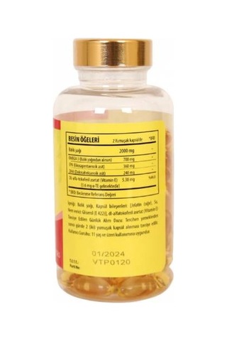 Vitapol Omega 3 Balık Yağı 3X100 Softgel