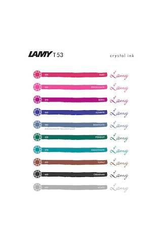 Lamy Crystal T53 Şişe Mürekkep Azurite