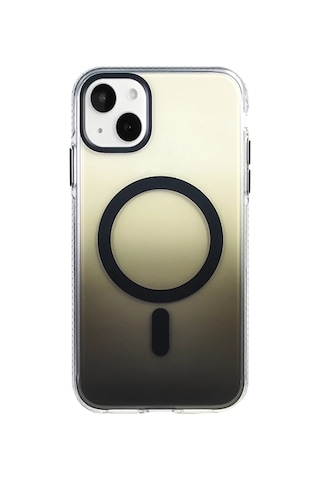 Apple Uyumlu iPhone 15 Kılıf M-safe Şarj Özellikli Transparan Renk Geçişli Zore Toros Kapak