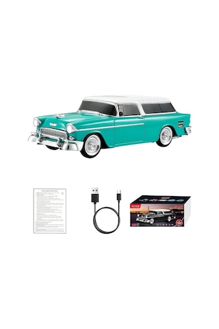 Retro Klasik Araba Bluetooth Hoparlör Kablosuz Hd Ses Fm Radyo Yg-1955 5047